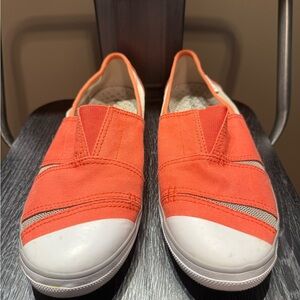Columbia Orange Mesh Sneakers